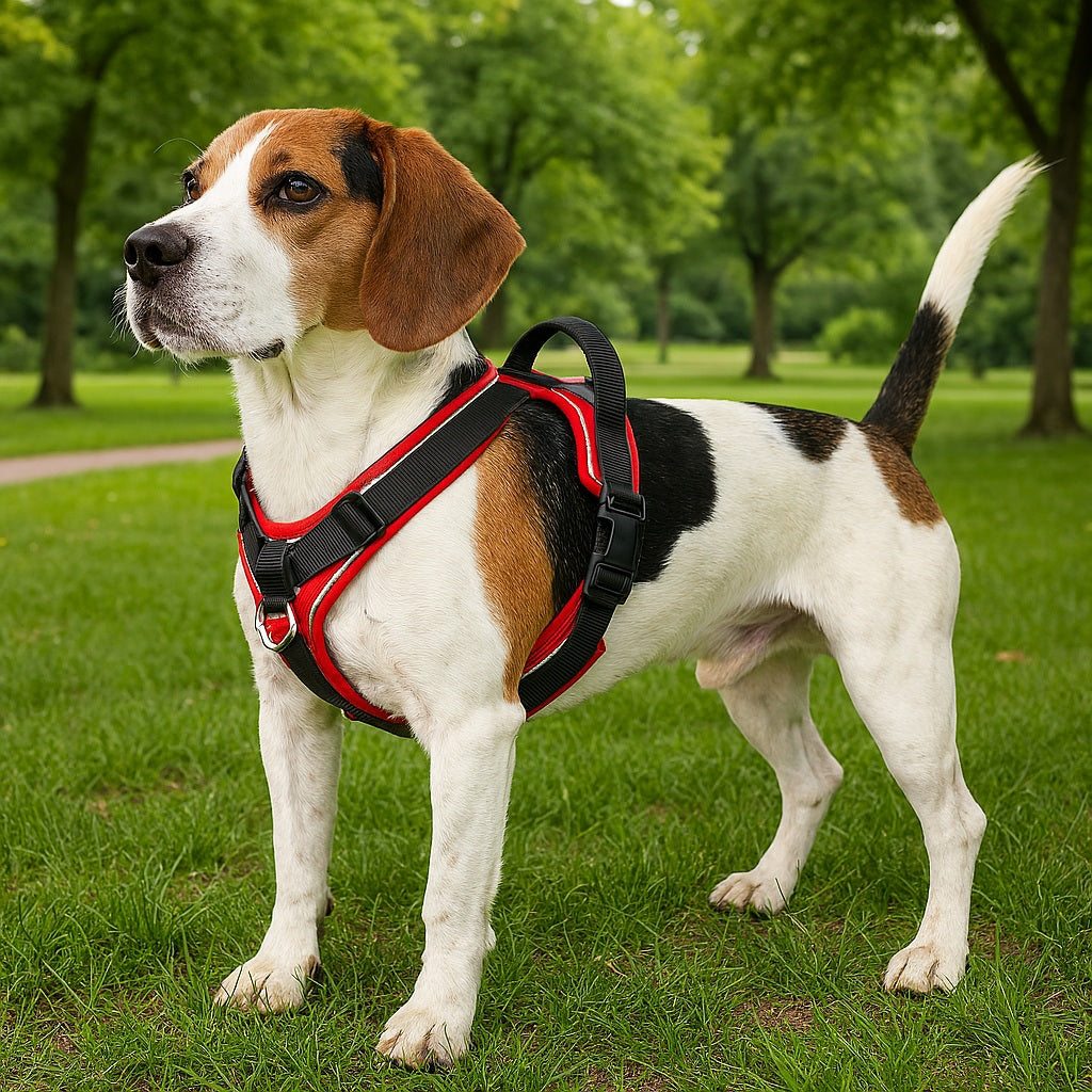 Harnais-anti-traction-chien-Rouge-StrongWalk