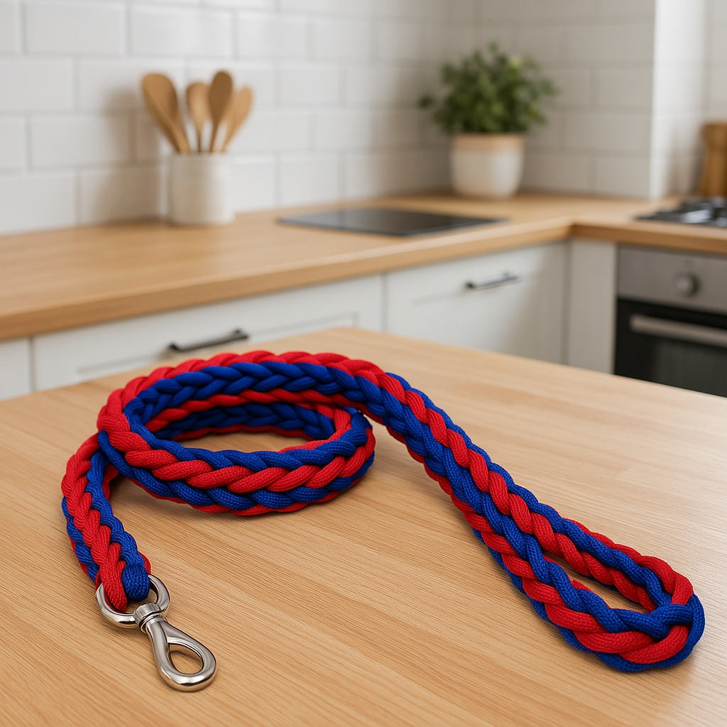 Laisse-pour-chien-Bleu-Rouge-TitanLaisse