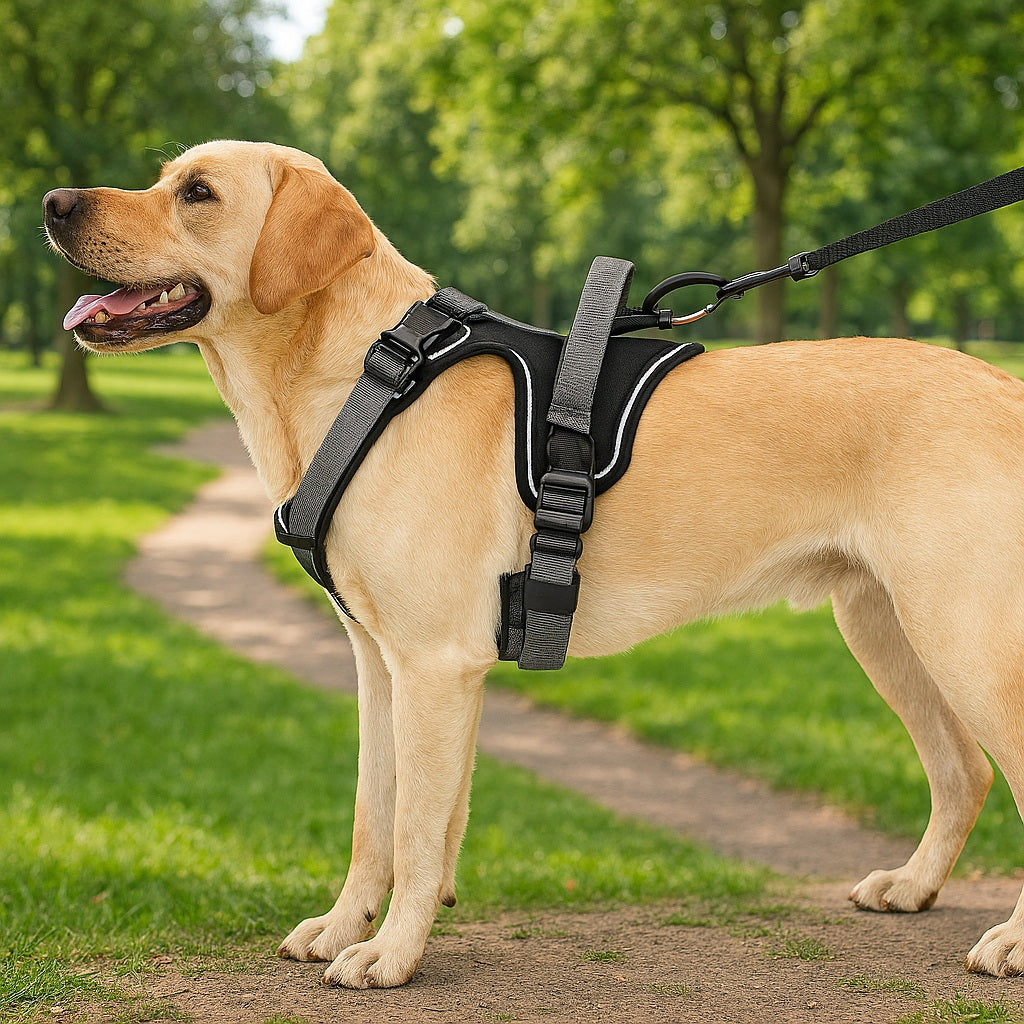Harnais-anti-traction-chien-Noir-StrongWalk