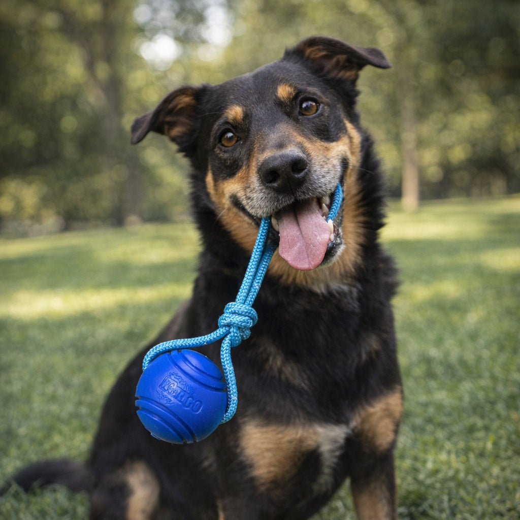 Jouet Chien Bleu FlexThrow