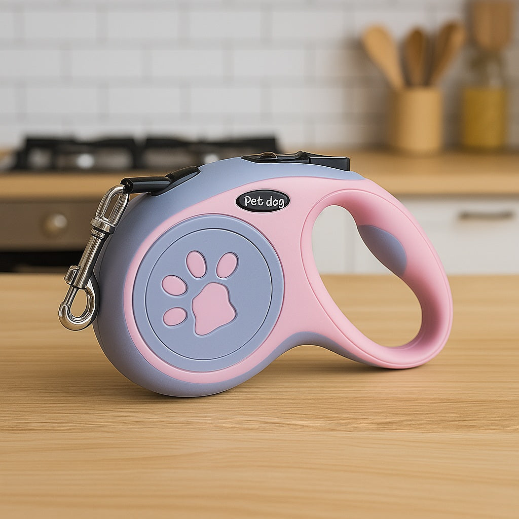 Laisse-pour-chien-Rose-PawLine