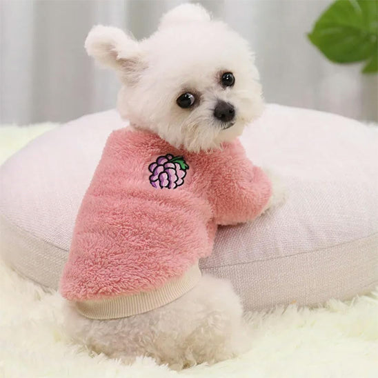 Vetement-pour-chien-Rose-FluffyPup