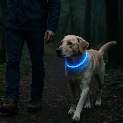 Collier-lumineux-chien-securiter-FlashyPaw