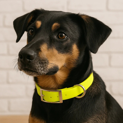 Collier pour chien jaune FluoPaw