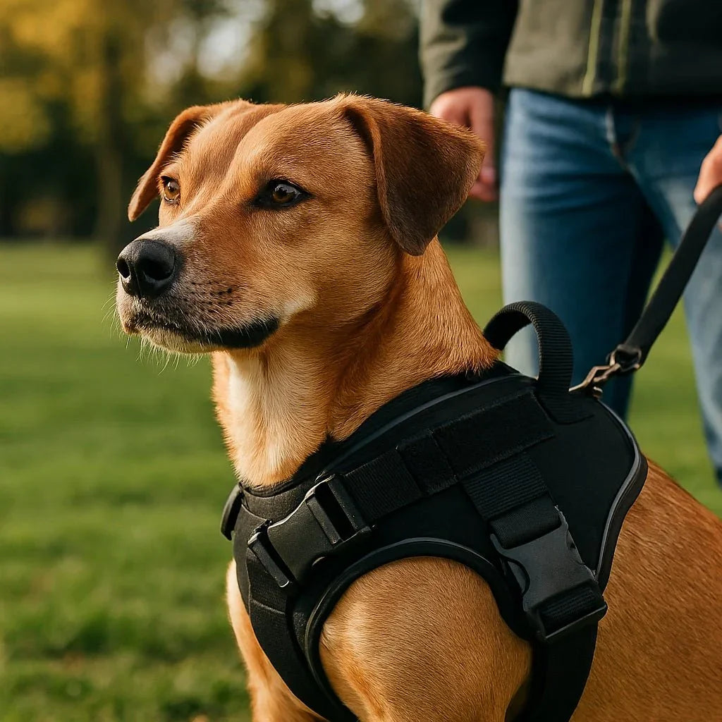 Harnais-anti-traction-chien-Noir-StrikePaw