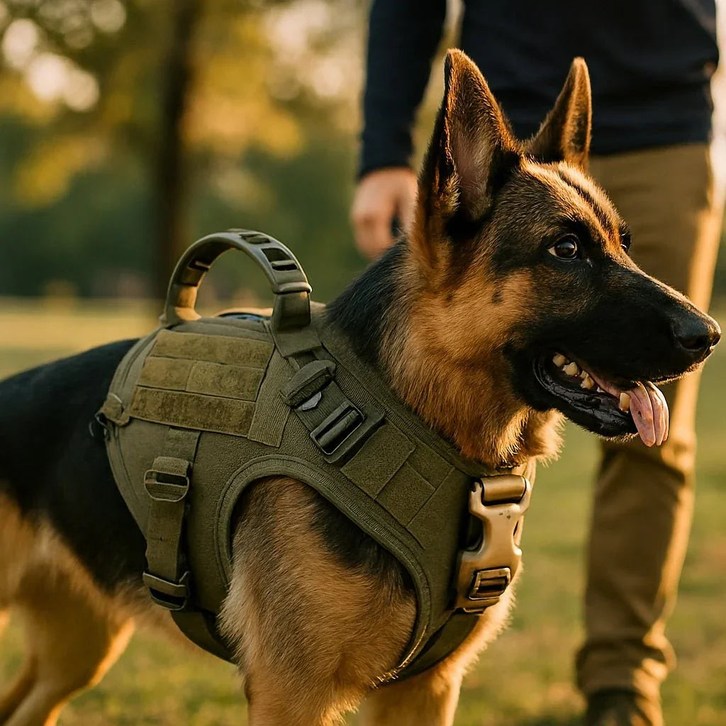 Harnais-anti-traction-chien-Vert-ToughPaw