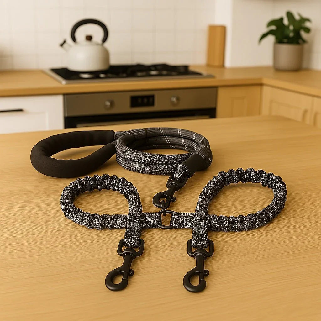 Laisse-chien-Noir-MultiPattes