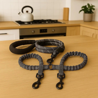 Laisse-chien-Noir-MultiPattes