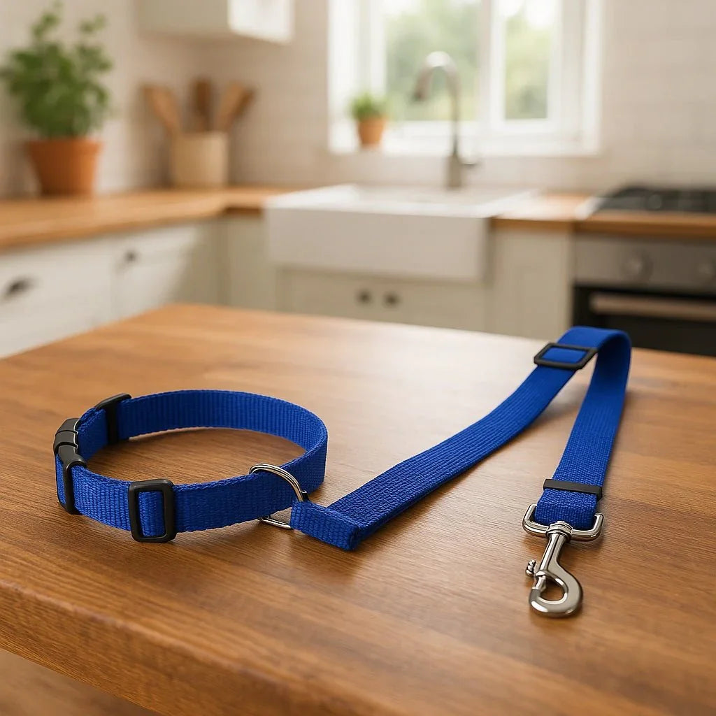 Laisse-chien-Bleu-WoofBelt