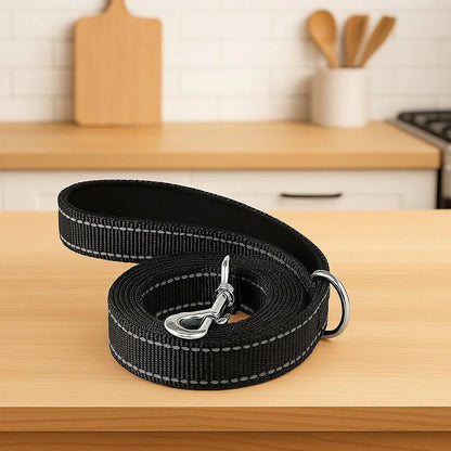 Laisse-chien-Noir-WoofLine