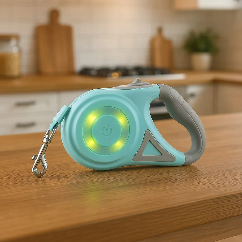 Laisse-pour-chien-Bleu-GlowWalk