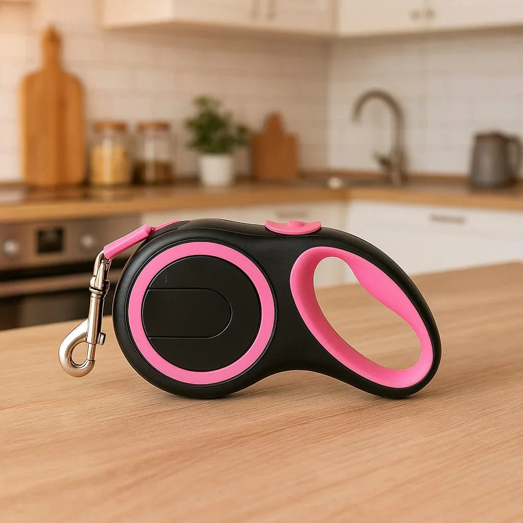 Laisse-pour-chien-Rose-WagSlide