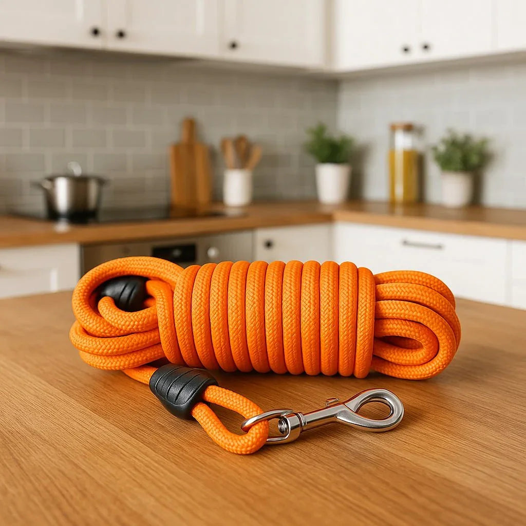 Longe-pour-chien-Orange-NomadLine