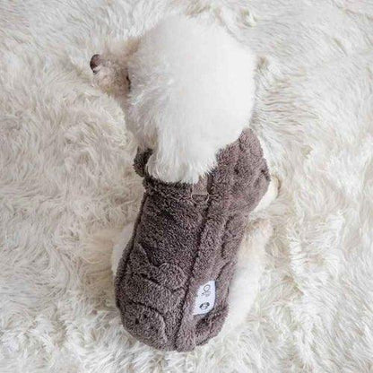 Manteau-pour-chien-Gris-WarmPaws