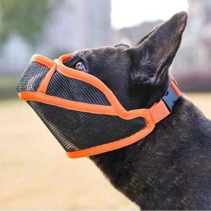Museliere-pour-chien-Orange-AirMuzzle