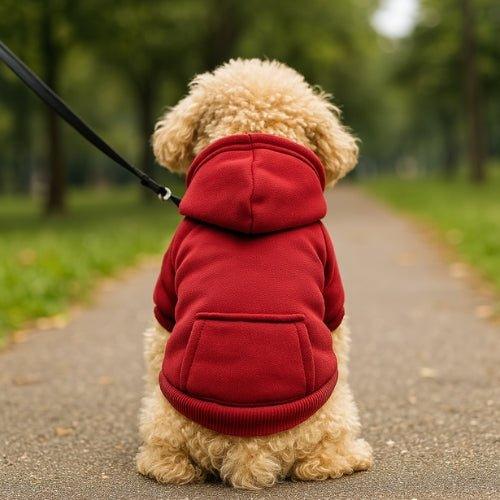 Vetement-pour-chien-Rouge-PawHoodie